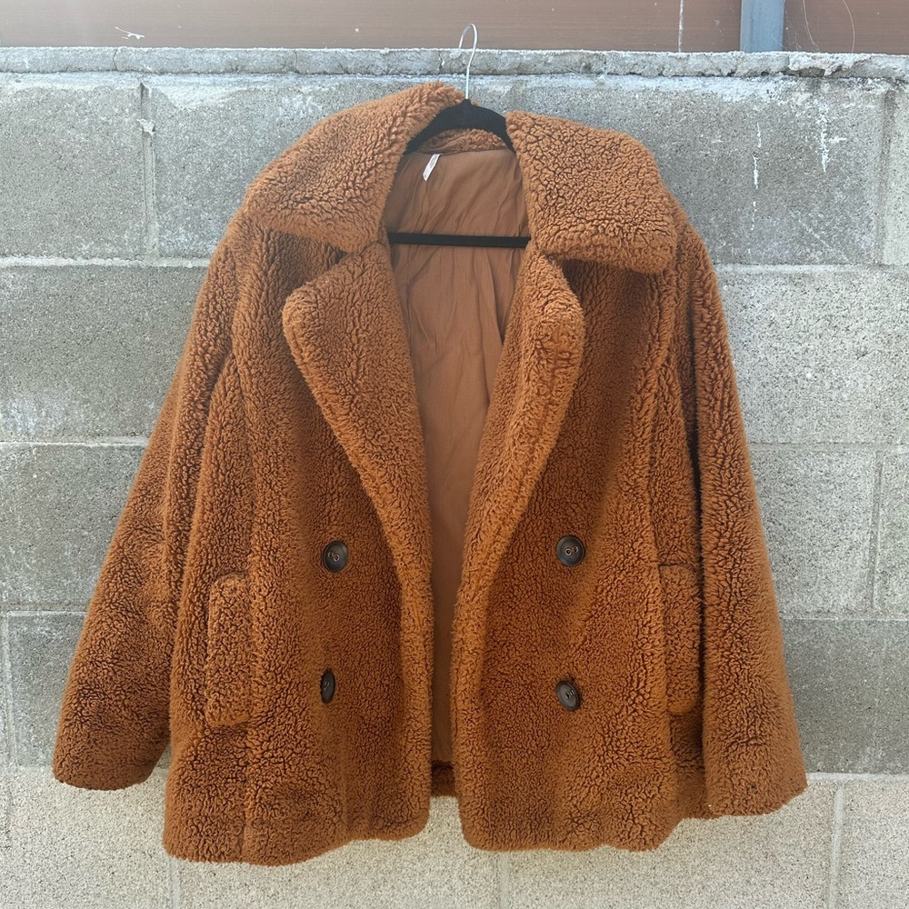 Free People Teddy Coat / Peacoat